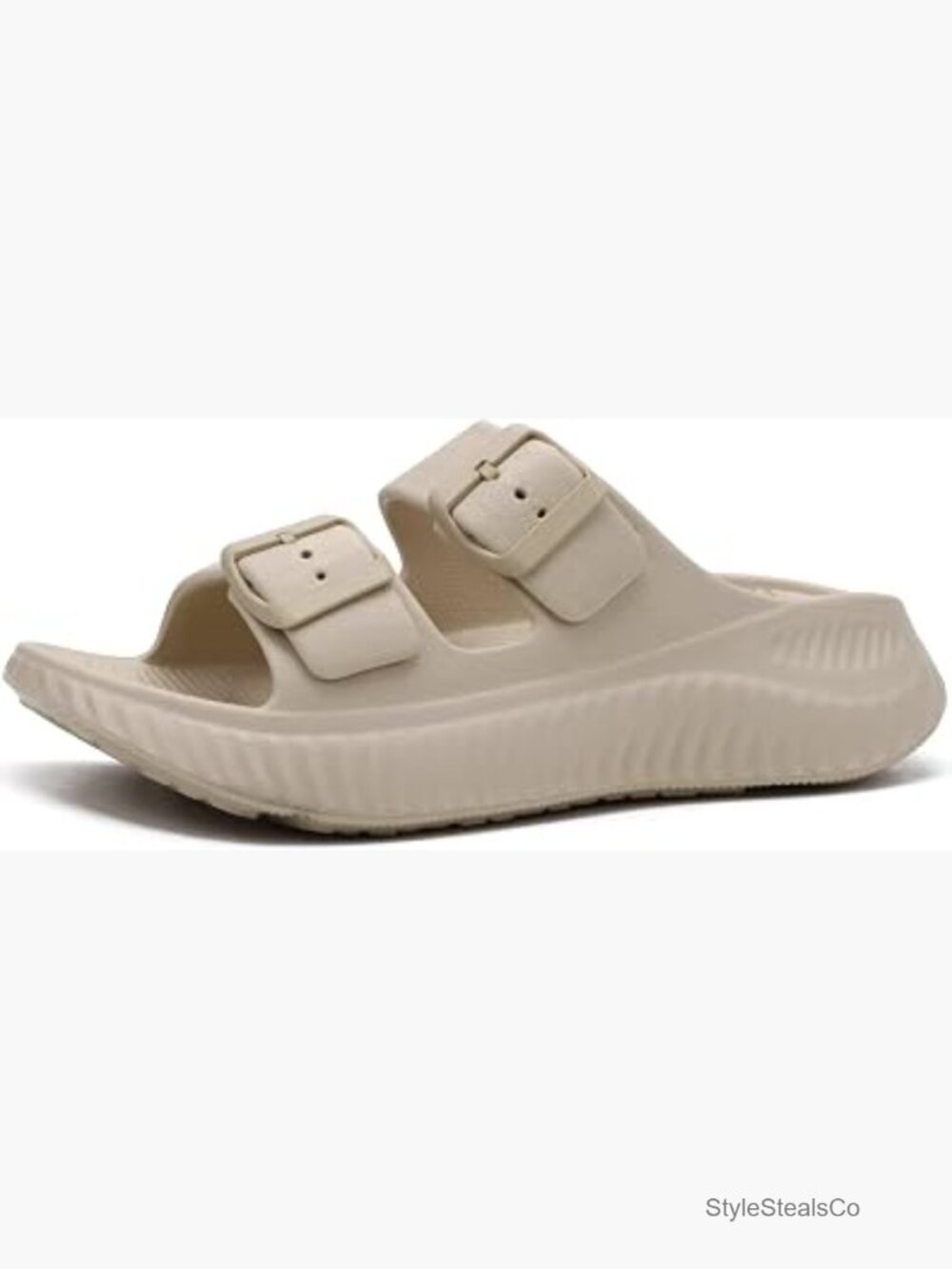 Orthotic Recovery Sandals With Arch Support, Adjustable Slip On Slides